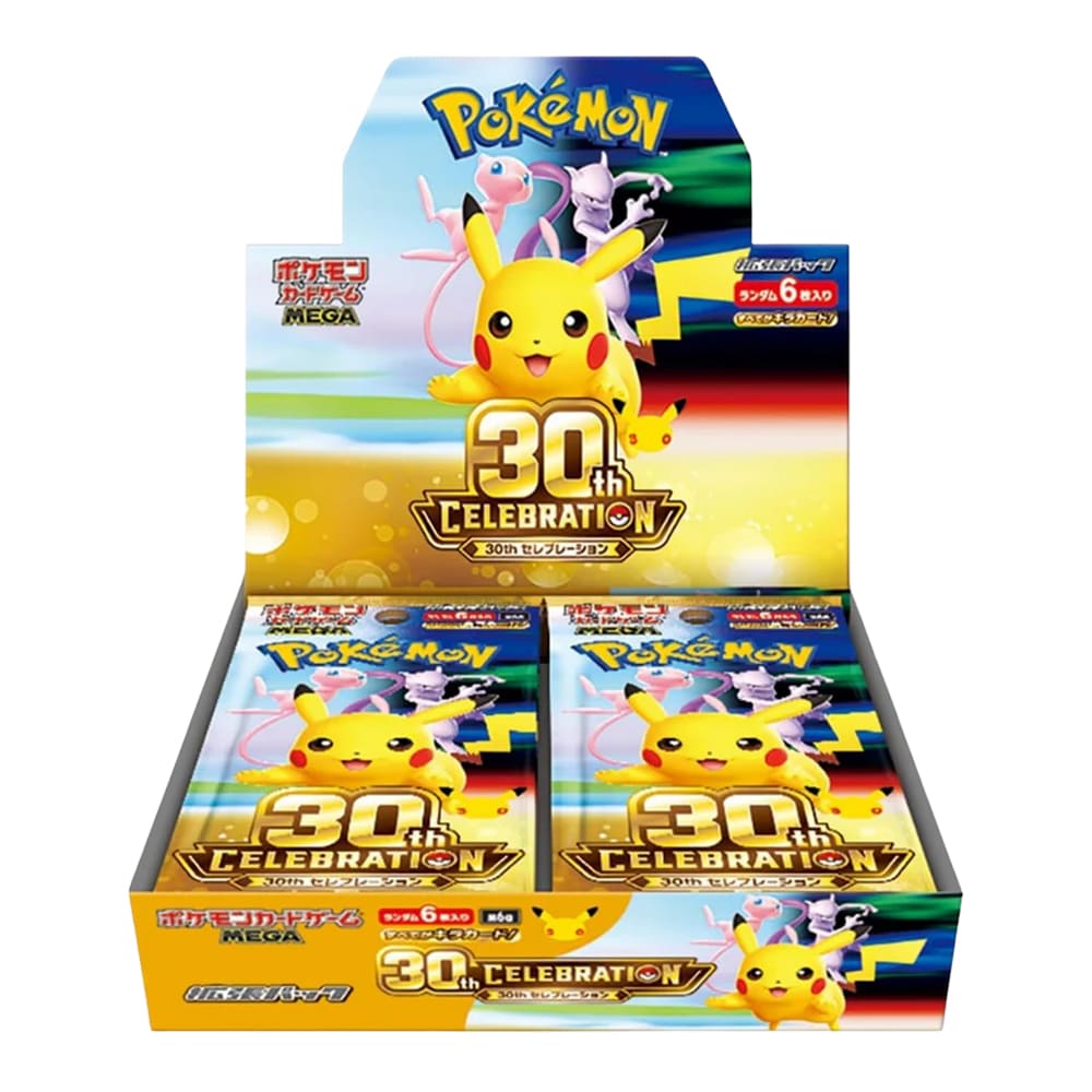 M6a 30th CELEBRATION Booster Box Japanese Pokemon Card